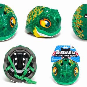 Raskullz Green Dino Kids Bike & Skate Helmet